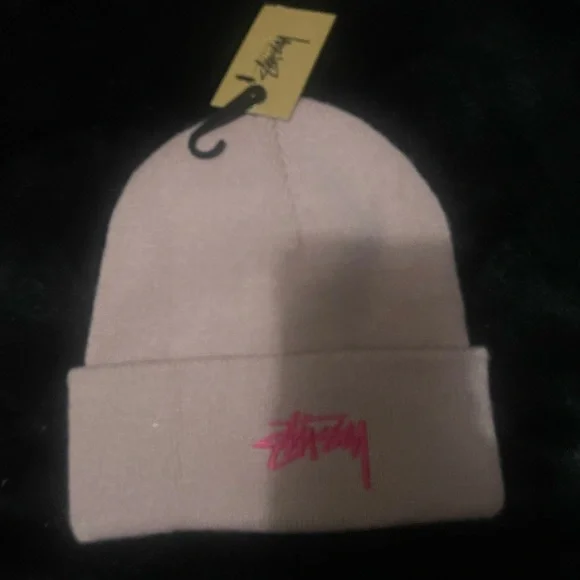 Stussy | Accessories | Stush Logo Cuffbeanie Lavender Nwt  display picture 2